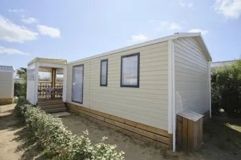 Mietunterkunft - Mobilheim Komfort Albatros - 3 Schlafzimmer - Camping Les Dunes