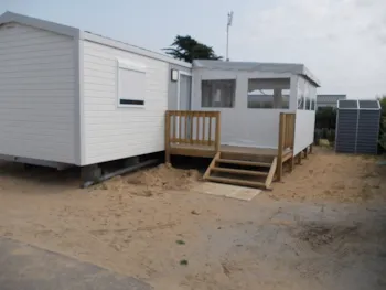 Mietunterkunft - Mobilheim Komfort Bermude  Estival- 3 Schlafzimmer - Camping Les Dunes