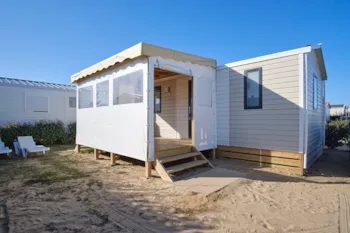 Mietunterkunft - Mobilheim Komfort Bermudes - 3 Schlafzimmer - Camping Les Dunes