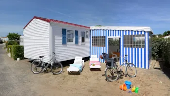 Mietunterkunft - Mobilheim Standard  Atlantique Estival -  2 Schlafzimmer - Camping Les Dunes