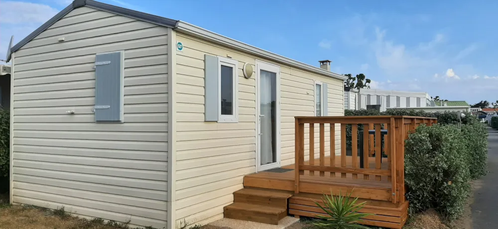 Mietunterkunft - Mobilheim Standard Loisirs Estival - 2 Schlafzimmer - Camping Les Dunes
