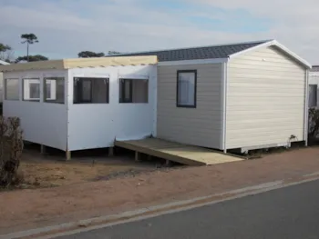 Mietunterkunft - Mobil-Home Confort Pmr - 2 Chambres - Camping Les Dunes