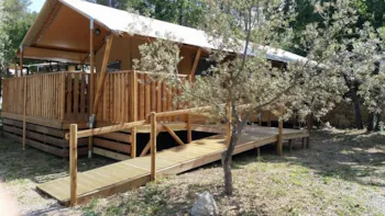 Mietunterkunft - Lodge - 2 Zimmer + Badezimmer - Flower Camping Domaine Villa Verde