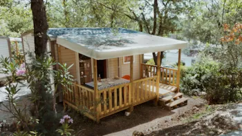 Mietunterkunft - Cahute - 1 Schlafzimmer - Flower Camping Domaine Villa Verde