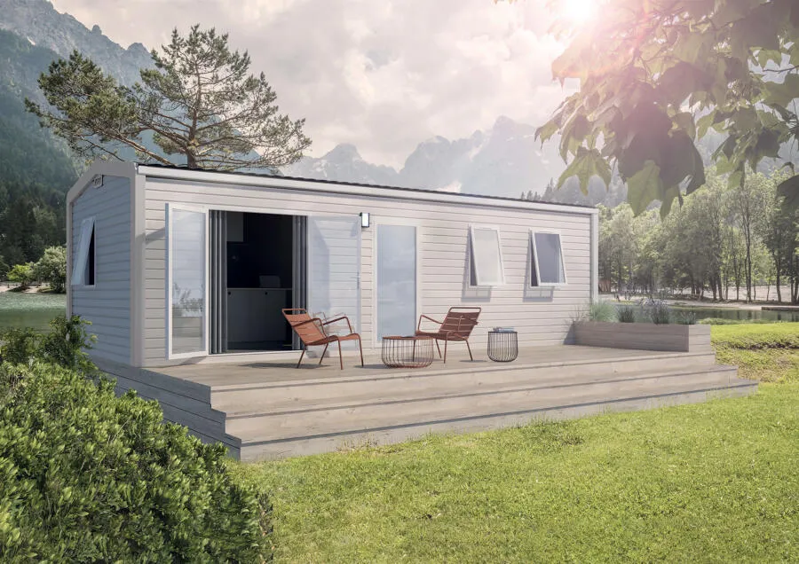 Mobilheim Premium Prestige 2026 – 3 Schlafzimmer + Klimaanlage + Geschirrspüler