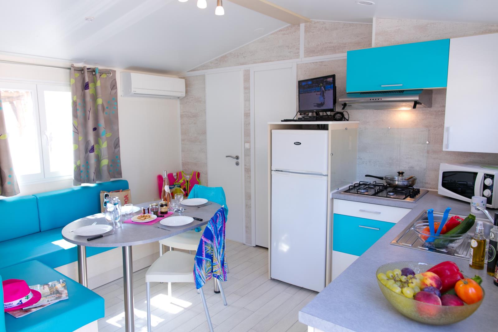 MOBIL-HOME COSY 4 CLIMATISE : 2 Chambres