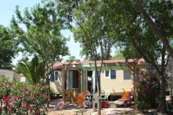 Mietunterkunft - Mobil-Home Cosy Xl 6 Klimatisiert (3 Zimmer) - Camping Port Pothuau