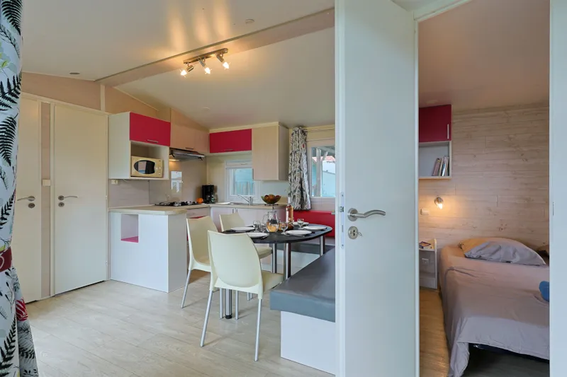 Mobil-Home Cosy 4/6 Climatise : 2 Chambres