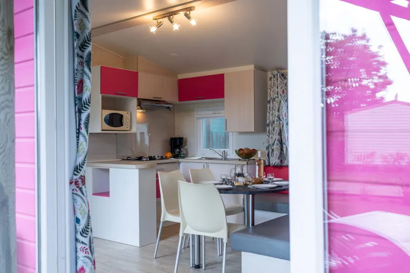 Mobil-Home Cosy 4/6 Climatise : 2 Chambres