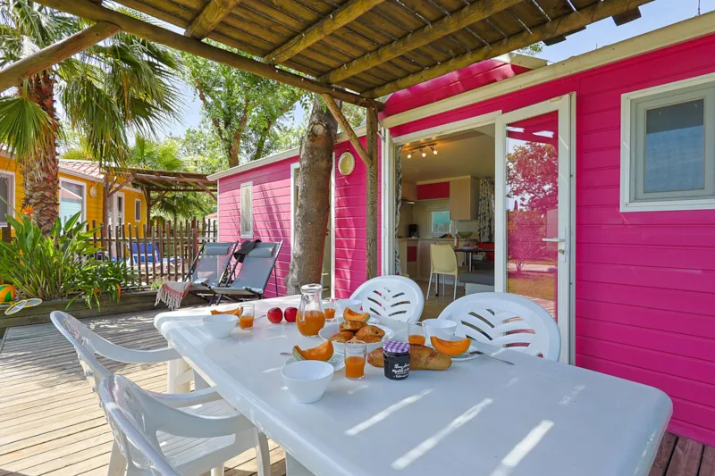 Mobil-Home Cosy 4/6 Climatise : 2 Chambres