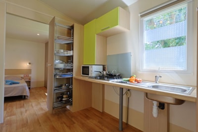 MOBIL-HOME FACILITY AIR CONDITIONED (2 bedrooms) - adapted to the people with reduced mobility