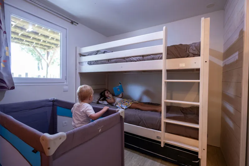 Mobil-Home Family Kids Climatise : 2 Chambres 2 Sdb (Idéal Avec De Jeunes Enfants)