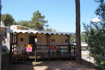 Mietunterkunft - Mobilheim Standard 25M² / 2 Zimmer - Überdachte Terrasse - Capfun - Camping Le Grand Calme