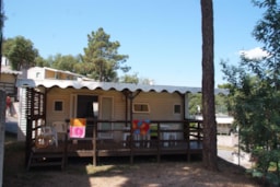 Location - Mobil-Home Standard 25M² / 2 Chambres - Terrasse Couverte - Capfun - Camping Le Grand Calme