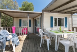 Location - Mobil-Home Confort 30M² / 2 Chambres - Terrasse Couverte - Capfun - Camping Le Grand Calme
