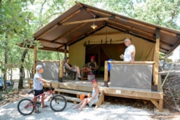 Accommodation - Safari Lodge 34M² Terrace - Camping Le Parc
