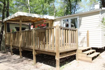 Mietunterkunft - Mobilheim Comfort 29M² - 2 Zimmer Sonntag - Camping Le Parc