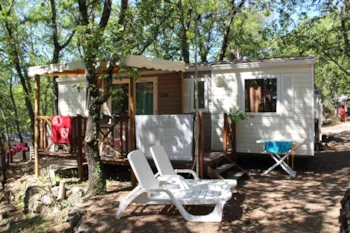Mietunterkunft - Mobilheim Confort 35M² 3 Schlafzimmer Samstag Klimatisiert - Camping Le Parc