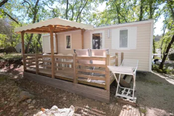Mietunterkunft - Mobil Home Bahia 35M² 6 Personen - Camping Le Parc