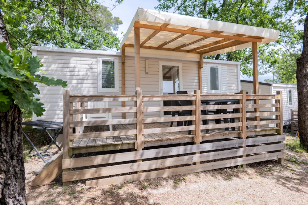 Location - Mobilhome Confort 29M² - 2 Adultes Et 3 Enfants Climatisé - Camping Le Parc