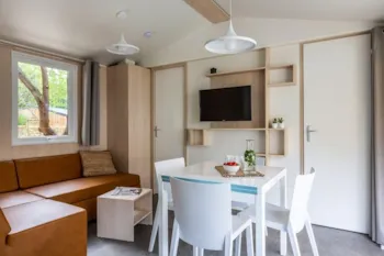 Mietunterkunft - Mobilheim 2 Zimmer New 2018 - Camping Marvilla Parks - La Plage d'Argens