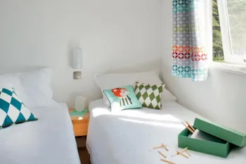 Mietunterkunft - Mobilheim 3 Zimmer - Camping Marvilla Parks - La Plage d'Argens