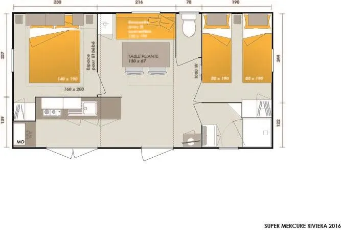 Grand Confort Cottage Riviera Climatisé