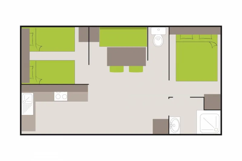 Confort Family Riviera Non Climatisé