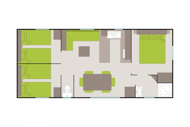 Grand Confort Cottage Family Climatisé 3 Chambres