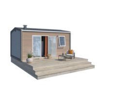 Mietunterkunft - Premium Cottage Cahita Climatise 1 Chambre - Camping les Fouguières