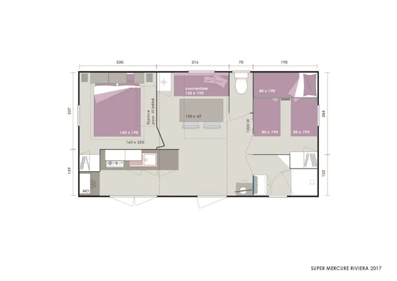 Grand Confort Cottage Riviera Climatisé