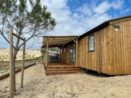 Location - Mobile Home  Rose Top Presta  - 38 M² - 3 Chambres -  Vue Mer - Clico Chic - Camping Le Petit Nice