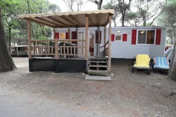Mietunterkunft - Mobilheim Mimosa 4+1 - Camping Mare e Pineta