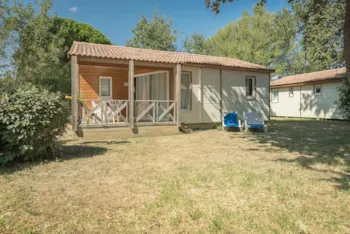 Mietunterkunft - Hütte Prestige - 35 M² - 3 Schlafzimmes - Camping Sunêlia Le Méditerranée Argelès