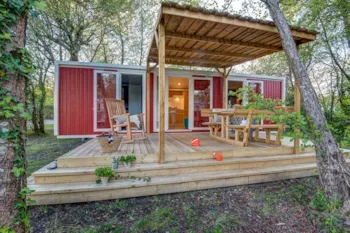 Mietunterkunft - Cottage Colors 2 Schlafzimmer **** - Camping Sandaya Le Col Vert