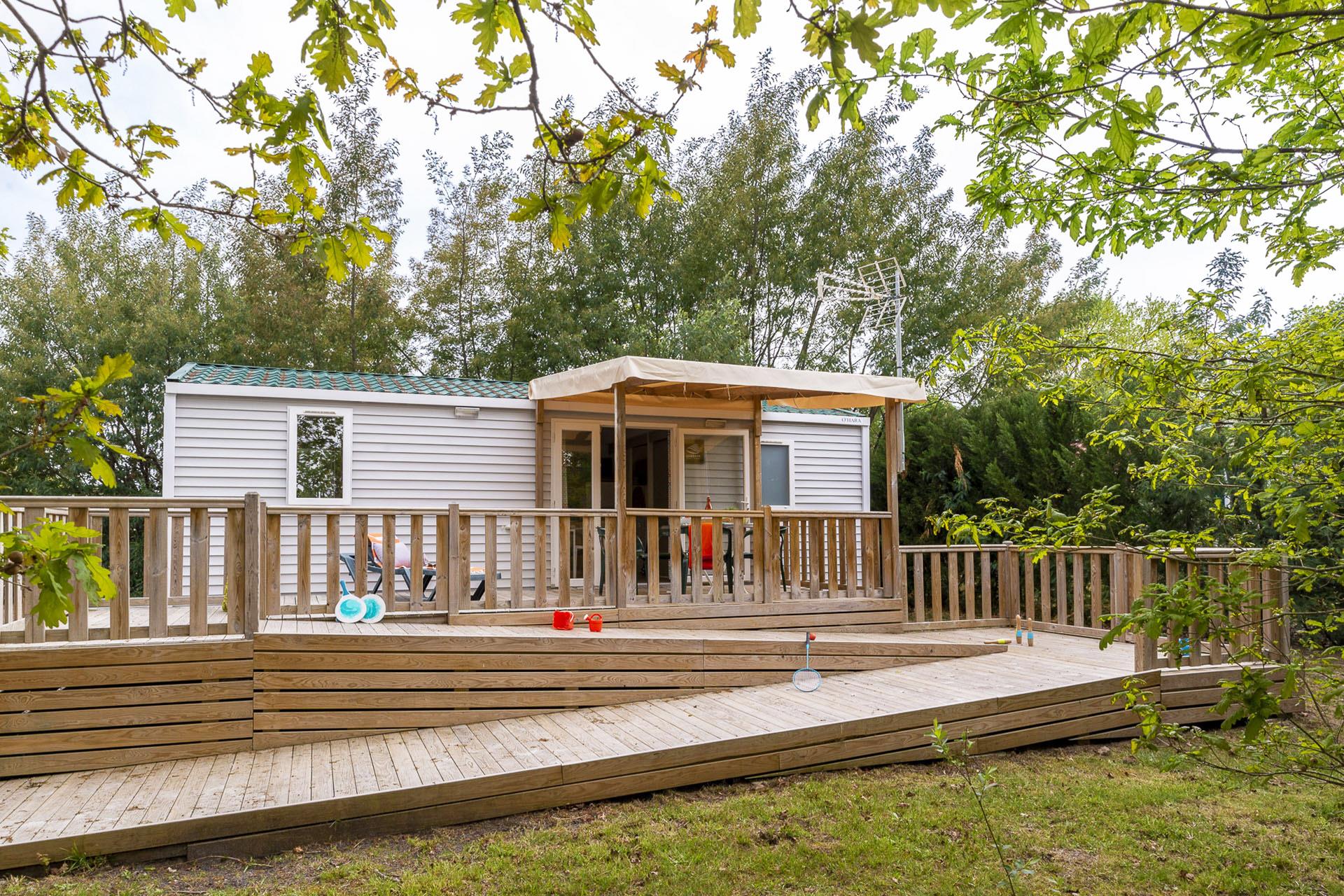 Location - Cottage 2 Chambres *** Adapté Aux Personnes À Mobilité Réduite - Camping Sandaya Le Col Vert