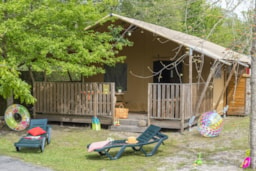 Huuraccommodatie(s) - Lodge Safari  2 Slaapkamers**** - Camping Sandaya Le Col Vert