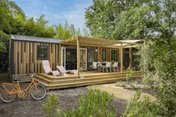 Mietunterkunft - Cottage Mimosas 3 Zimmer Premium - Camping Sandaya Le Col Vert