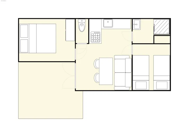 Confort 2 Chambres | 24 M²