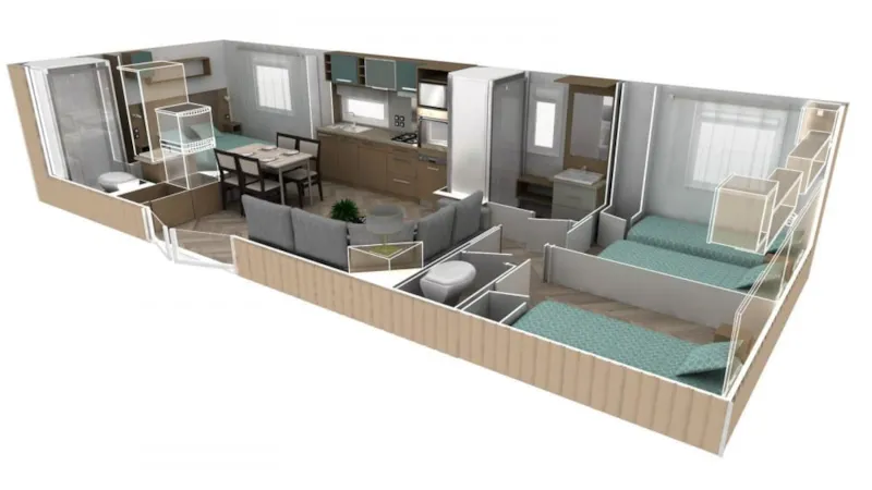 Resident Trigano Luxe 3 Ch | 40 M² | 3 Chambres