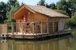 Mietunterkunft - Hütte Im Bolz Calliandre (2 Erwachsene 3 Kinder) - 40 M² / 1 Zimmer - Camping Sandaya Village Flottant de Pressac