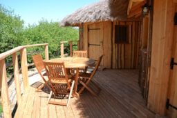 Location - Cabane Cormoran (2 Adultes + 2 Enfants) - Camping Sandaya Village Flottant de Pressac