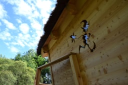 Mietunterkunft - Hütte Im Bolz Oiseau Du Paradis (2 Erwachsene 1 Kinder) - 30 M² / 1 Zimmer - Camping Sandaya Village Flottant de Pressac