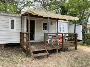 Mietunterkunft - Mobilheim Calvi 2 Zimmer - Camping La Vidaresse