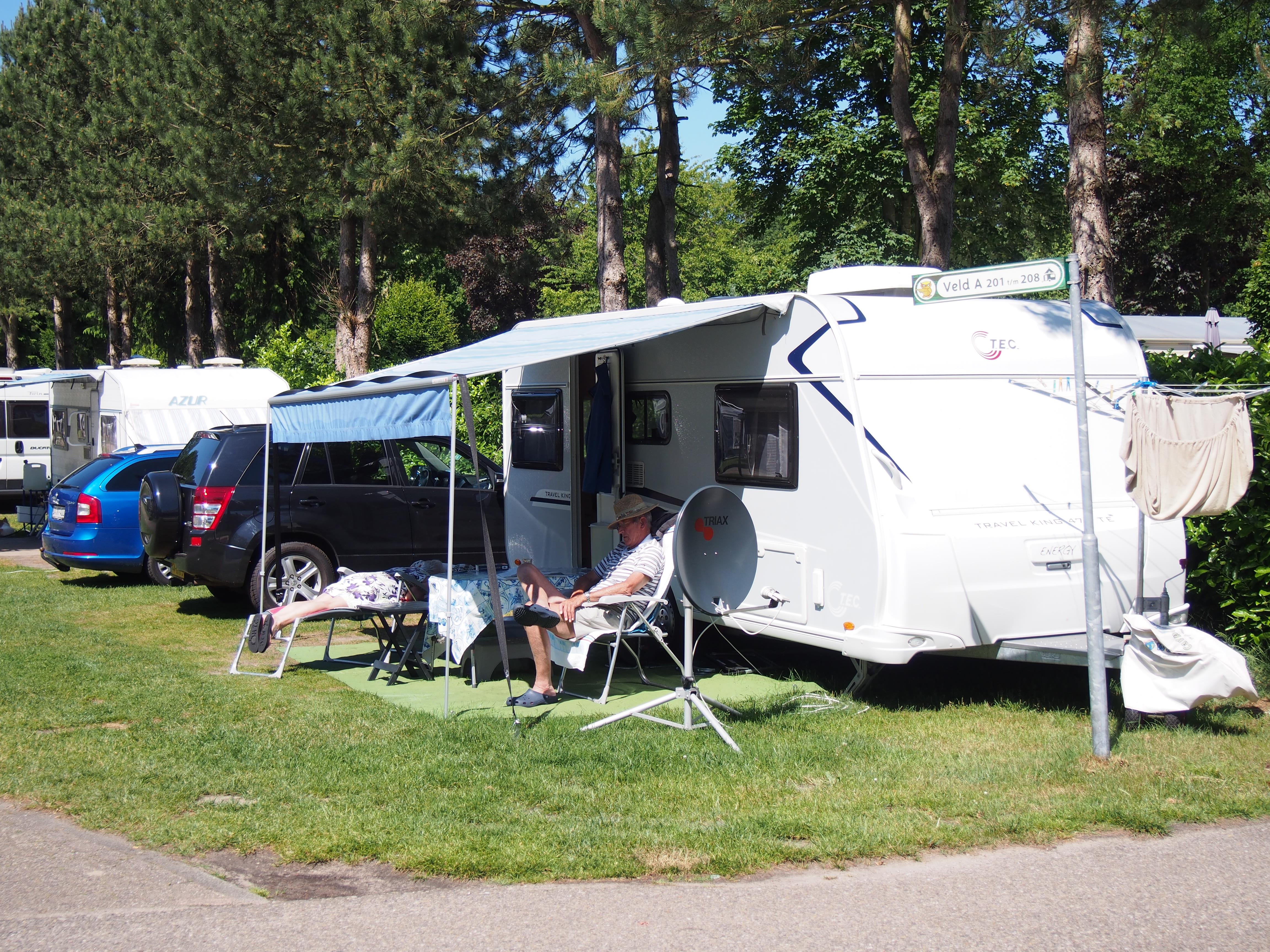 Camping pitch tent/caravan 10 amp, TV