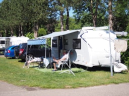 Kampeerplaats(en) - Kampeerplaats Tent/Caravan 10 Amp, En Tv Aansluiting - Camping Liesbos