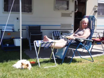 Stellplatz - Komfortplatz - Camping Liesbos