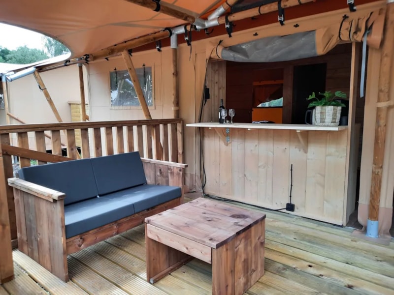 Glampingtent 4 pers.