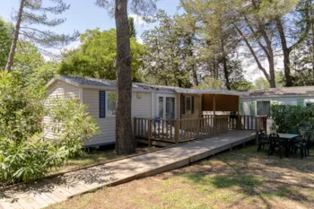 Mietunterkunft - Cottage 2 Schlafzimmer Klimaanlage *** Behindertengerecht - Camping Sandaya Plein Air des Chênes