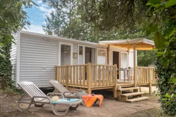 Mietunterkunft - Cottage (2 Schlafzimmer) + Klimaanlage  + 2 Badezimmer **** - Camping Sandaya Plein Air des Chênes